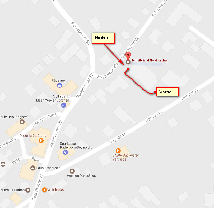 Eingang Schützenstraße